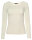 Basic Rundhals Langarmshirt Skinny Fit  1093 - Creme S
