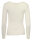 Basic Rundhals Langarmshirt Skinny Fit  1093 - Creme S
