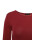 Basic Rundhals Langarmshirt Skinny Fit  1093 - Dunkelrot L