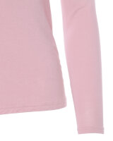 Basic Rundhals Langarmshirt Skinny Fit  1093 - Hellrosa S