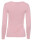 Basic Rundhals Langarmshirt Skinny Fit  1093 - Hellrosa S