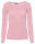 Basic Rundhals Langarmshirt Skinny Fit  1093 - Hellrosa M