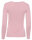 Basic Rundhals Langarmshirt Skinny Fit  1093 - Hellrosa M