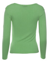 Basic Rundhals Langarmshirt Skinny Fit  1093 - Lindgrün S