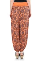 Pumphose mit Yoga Muster 7198 orange