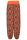 Pumphose mit Yoga Muster 7198 orange