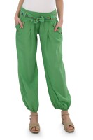 Pumphose in Uni Farben Stoffhose 3417 grün