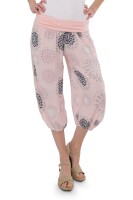 kurze Pumphose mit Print 7182 rosa