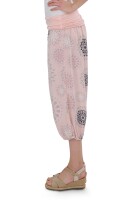kurze Pumphose mit Print 7182 rosa