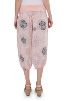 kurze Pumphose mit Print 7182 rosa