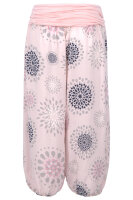kurze Pumphose mit Print 7182 rosa