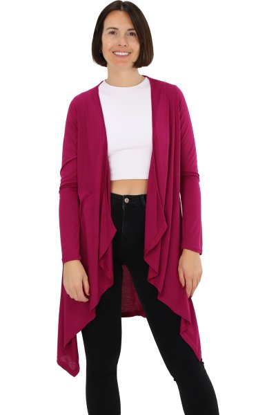 Cardigan asymetrisch langarm 806