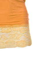 Trägertop mit Spitze  0518 - Apricot M/L