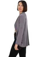Cardigan mit Seitentaschen (grau 34-40)