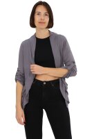 Cardigan mit Seitentaschen (grau 34-40)