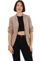 Cardigan mit Seitentaschen (hellbraun 34-40)