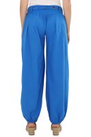 Pumphose in Uni Farben Stoffhose 3417 blau