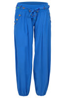 Pumphose in Uni Farben Stoffhose 3417 blau