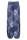 Pumphose Blumen Print 1485 (Jeansblau)