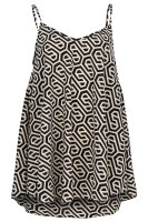 Spaghettiträger Top Animal Print 2312