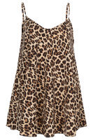 Spaghettiträger Top Animal Print 2312