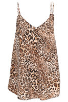 Spaghettiträger Top Animal Print 2312