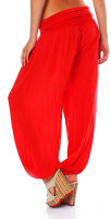 Pumphose in Unifarben Aladinhose 1482 (rot)