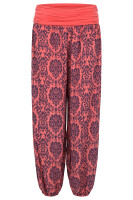 Pumphose mit Yoga Muster 7198 (coral)