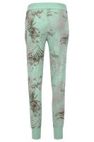Sweathose mit Jungle Print Jogginghose 83728 (türkis)