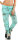 Sweathose mit Jungle Print Jogginghose 83728 (türkis)