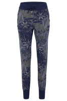 Sweathose mit Jungle Print Jogginghose 83728 (dunkelblau)