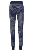 Sweathose mit Jungle Print Jogginghose 83728 (dunkelblau)