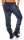 Sweathose mit Jungle Print Jogginghose 83728 (dunkelblau)