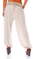 Pumphose in Unifarben Aladinhose 1482 (beige/creme)