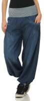 Pumphose Denim Style Haremshose 6258 (blau)