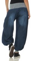Pumphose Denim Style Haremshose 6258 (blau)