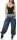 Pumphose Denim Style Haremshose 6258 (blau)