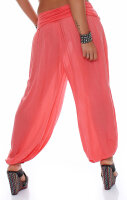 Pumphose in Unifarben Aladinhose 1482 (coral)