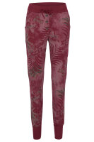 Sweathose mit Jungle Print Jogginghose 83728 (brombeer)
