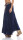 Maxi Rock mit Strickmuster elegant 1116 (dunkelblau)