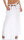 Maxi Rock mit Strickmuster elegant 1116 (weiß)