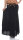 Maxi Rock mit Strickmuster elegant 1116 (schwarz)