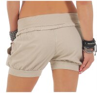 Hotpants in Unifarben Shorts 6086 (beige, S)