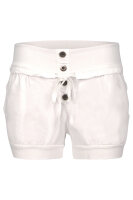 Hotpants in Unifarben Shorts 6086 (weiß, S)