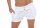 Hotpants in Unifarben Shorts 6086 (weiß, S)