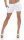 Hotpants in Unifarben Shorts 6086 (weiß, S)