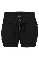 Hotpants in Unifarben Shorts 6086 (schwarz, M)