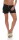 Hotpants in Unifarben Shorts 6086 (schwarz, M)